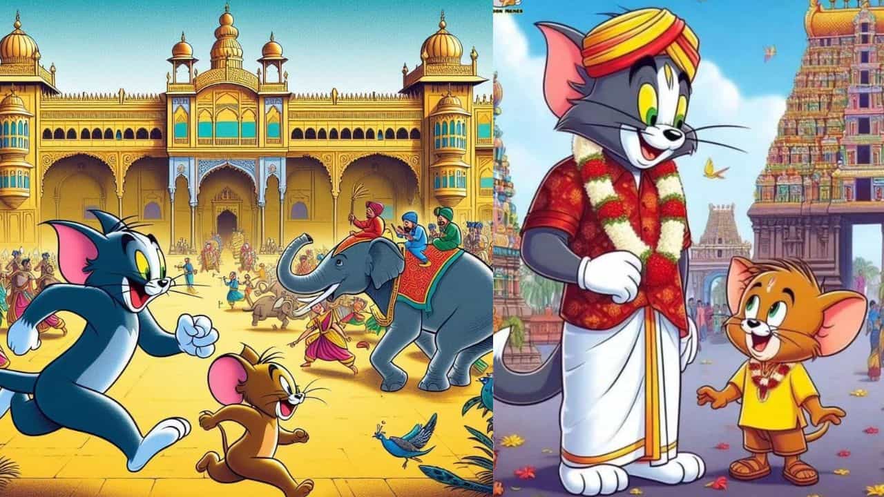 Viral Post: ಬನ್ನಿ.. ಬನ್ನಿ.. ಟಾಮ್ ಮತ್ತು ಜೆರ್ರಿ ಭಾರತಕ್ಕೆ ಬಂದಿದ್ದಾರಂತೆ; ಯಾವೆಲ್ಲಾ ಸ್ಥಳಕ್ಕೆ ಭೇಟಿ ನೀಡಿದ್ರು ಗೊತ್ತಾ? Viral Post: ಬನ್ನಿ.. ಬನ್ನಿ.. ಟಾಮ್ ಮತ್ತು ಜೆರ್ರಿ ಭಾರತಕ್ಕೆ ಬಂದಿದ್ದಾರಂತೆ; ಯಾವೆಲ್ಲಾ ಸ್ಥಳಕ್ಕೆ ಭೇಟಿ ನೀಡಿದ್ರು ಗೊತ್ತಾ?