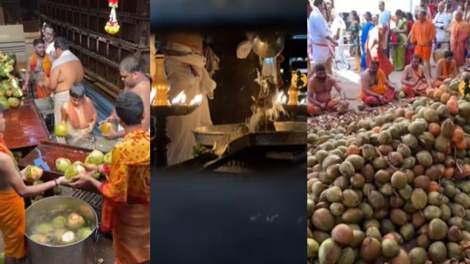 ಉಗ್ರ ನರಸಿಂಹ ದೇವರಿಗೆ ಒಂದಲ್ಲ, ಎರಡಲ್ಲ 40 ಸಾವಿರ ಎಳನೀರಿನ ಅಭಿಷೇಕ!