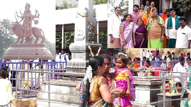 150 ವರ್ಷ ಹಳೆಯ ಕಲ್ಲಿನ ಕಂಬ ಒಡೆದುಹಾಕಿದ ಧಾರ್ಮಿಕ ದತ್ತಿ ಇಲಾಖೆ ಅಧಿಕಾರಿ