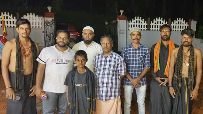 ಅಯ್ಯಪ್ಪ ವ್ರತಧಾರಿಗಳಿಗೆ ಮಸೀದಿಯಲ್ಲಿ ತಂಗಲು ಅವಕಾಶ ಕೊಟ್ಟು ಭಾವೈಕ್ಯತೆ