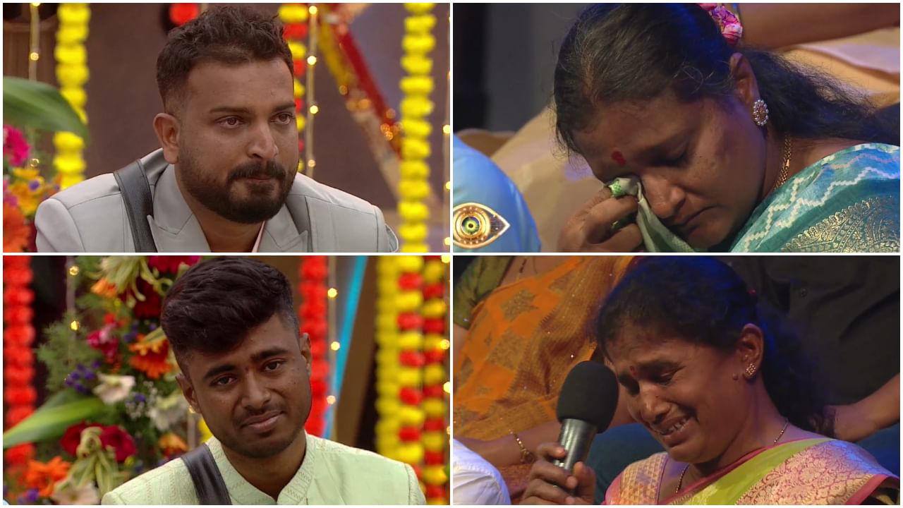 ಬಿಗ್ ಬಾಸ್ ಫಿನಾಲೆ ಆರಂಭದಲ್ಲೇ ವರ್ತೂರು ಸಂತೋಷ್, ಡ್ರೋನ್ ಪ್ರತಾಪ್ ಮನೆಯವರ ಕಣ್ಣೀರು