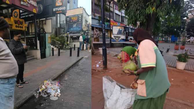 ಹೊಸ ವರ್ಷ: ಒಂದೇ ರಾತ್ರಿಗೆ ಬರೋಬ್ಬರಿ 8 ಮೆಟ್ರಿಕ್ ಟನ್ ತ್ಯಾಜ್ಯ ಸಂಗ್ರಹ