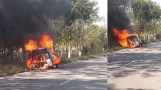 ಯುವನಿಧಿ: ಮಾರ್ಗ ಮಧ್ಯೆ ಕೆಟ್ಟುನಿಂತ ಕೆಎಸ್​ಆರ್​ಟಿಸಿ ಬಸ್​ ತಳ್ಳಿದ ವಿದ್ಯಾರ್ಥಿಗಳು
