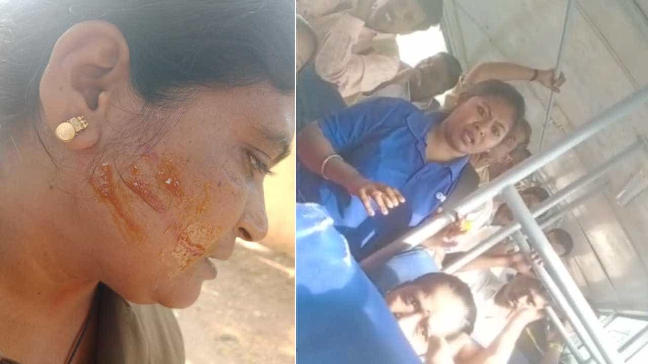 ಟಿಕೆಟ್ ವಿಚಾರಕ್ಕೆ ಗಲಾಟೆ: ಬಿಎಂಟಿಸಿ ಮಹಿಳಾ ಕಂಡಕ್ಟರ್ ಮೇಲೆ ಮಹಿಳೆ ಹಲ್ಲೆ ಆರೋಪ ಟಿಕೆಟ್ ವಿಚಾರಕ್ಕೆ ಗಲಾಟೆ: ಬಿಎಂಟಿಸಿ ಮಹಿಳಾ ಕಂಡಕ್ಟರ್ ಮೇಲೆ ಮಹಿಳೆ ಹಲ್ಲೆ ಆರೋಪ