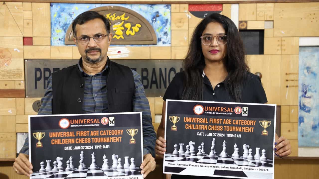 ಬೆಂಗಳೂರಿನಲ್ಲಿ ರಾಜ್ಯ ಮಟ್ಟದ ಚೆಸ್ ಪಂದ್ಯಾವಳಿ ಬೆಂಗಳೂರಿನಲ್ಲಿ ರಾಜ್ಯ ಮಟ್ಟದ ಚೆಸ್ ಪಂದ್ಯಾವಳಿ