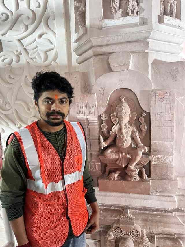 ಅಯೋಧ್ಯೆ ರಾಮಮಂದಿರದಲ್ಲಿ ಚಿತ್ರದುರ್ಗದ ಶಿಲ್ಪಿ ಕೈಯಿಂದ ಮೂಡಿದ ಗಣೇಶ