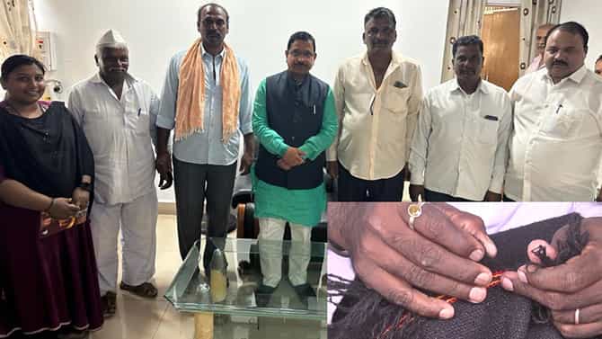 ಅಯೋಧ್ಯೆಯ ರಾಮನಿಗೆ ಧಾರವಾಡದ ಕುರುಬರಿಂದ ಜೋಡಿ ಕಂಬಳಿಗಳ ಕೊಡುಗೆ!