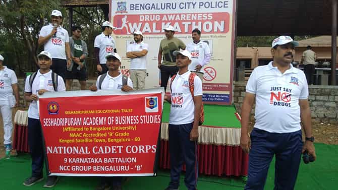 ಬೆಂಗಳೂರು ಪಶ್ಚಿಮ ವಿಭಾಗದ ಪೊಲೀಸರಿಂದ ಡ್ರಗ್ಸ್ ವಿರುದ್ದ ಜಾಗೃತಿ