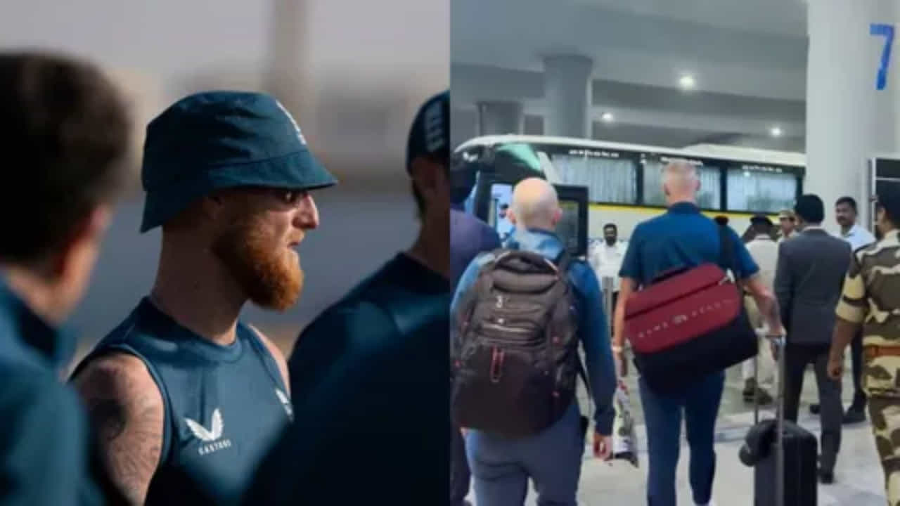 IND vs ENG: 5 ಪಂದ್ಯಗಳ ಟೆಸ್ಟ್ ಸರಣಿಗಾಗಿ ಹೈದರಾಬಾದ್ಗೆ ಬಂದಿಳಿದ ಆಂಗ್ಲರು; ವಿಡಿಯೋ IND vs ENG: 5 ಪಂದ್ಯಗಳ ಟೆಸ್ಟ್ ಸರಣಿಗಾಗಿ ಹೈದರಾಬಾದ್ಗೆ ಬಂದಿಳಿದ ಆಂಗ್ಲರು; ವಿಡಿಯೋ
