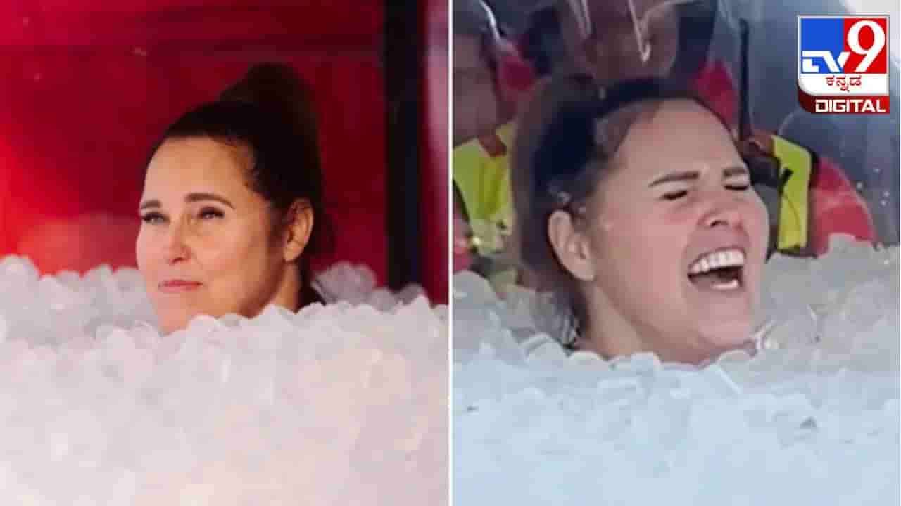 Guinness Records: 3ಗಂಟೆಗಳ ಕಾಲ ಐಸ್ ಬಾಕ್ಸ್ನಲ್ಲಿ ನಿಂತು ವಿಶ್ವ ದಾಖಲೆ ಬರೆದ ಮಹಿಳೆ