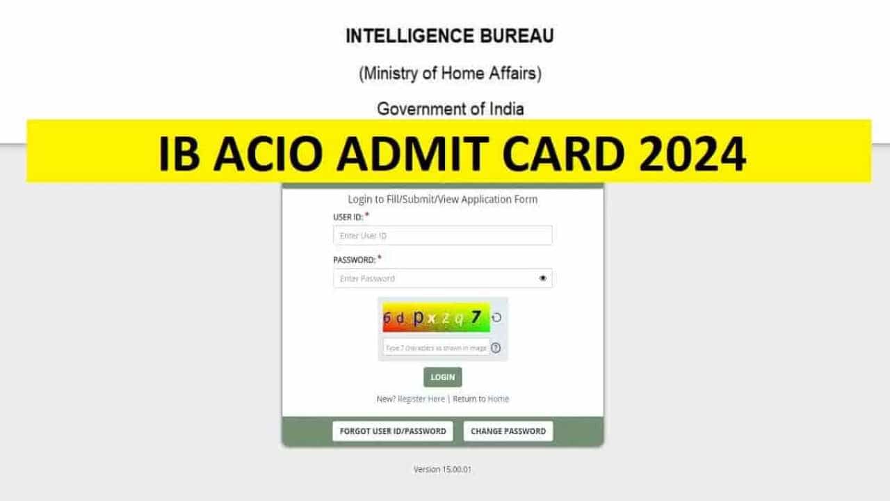 IB ACIO Admit Card 2024: IB ACIO 2024ರ ಅಡ್ಮಿಟ್ ಕಾರ್ಡ್ ಅನ್ನು ಗೃಹ ವ್ಯವಹಾರಗಳ ಸಚಿವಾಲಯ ಬಿಡುಗಡೆ ಮಾಡಲಿದೆ IB ACIO Admit Card 2024: IB ACIO 2024ರ ಅಡ್ಮಿಟ್ ಕಾರ್ಡ್ ಅನ್ನು ಗೃಹ ವ್ಯವಹಾರಗಳ ಸಚಿವಾಲಯ ಬಿಡುಗಡೆ ಮಾಡಲಿದೆ