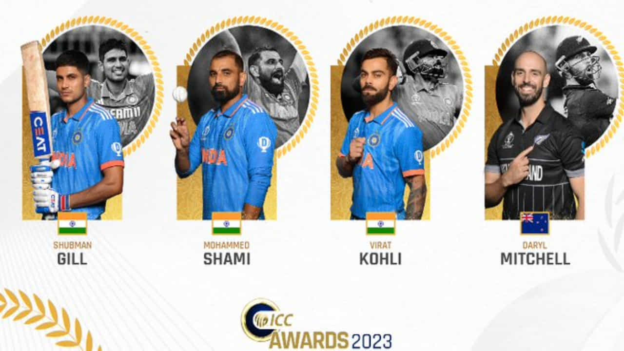 ವರ್ಷದ ಏಕದಿನ ಕ್ರಿಕೆಟಿಗ ಪ್ರಶಸ್ತಿಗೆ ನಾಮನಿರ್ದೇಶನಗೊಂಡ ಆಟಗಾರರ ಹೆಸರನ್ನು ಐಸಿಸಿ ಪ್ರಕಟಿಸಿದೆ. ವಿಶೇಷವೆಂದರೆ ಐಸಿಸಿ ಬಿಡುಗಡೆ ಮಾಡಿರುವ ನಾಲ್ವರು ಆಟಗಾರರ ಹೆಸರಲ್ಲಿ ಮೂವರು ಭಾರತೀಯ ಆಟಗಾರರು ಸ್ಥಾನ ಪಡೆದಿದ್ದಾರೆ. ಇದರರ್ಥ ಈ ಮೂವರು ಭಾರತೀಯ ಆಟಗಾರರಲ್ಲಿ ಯಾರಾದರೂ ಈ ಪ್ರಶಸ್ತಿಯನ್ನು ಪಡೆಯುವ ಸಾಧ್ಯತೆಗಳಿವೆ.