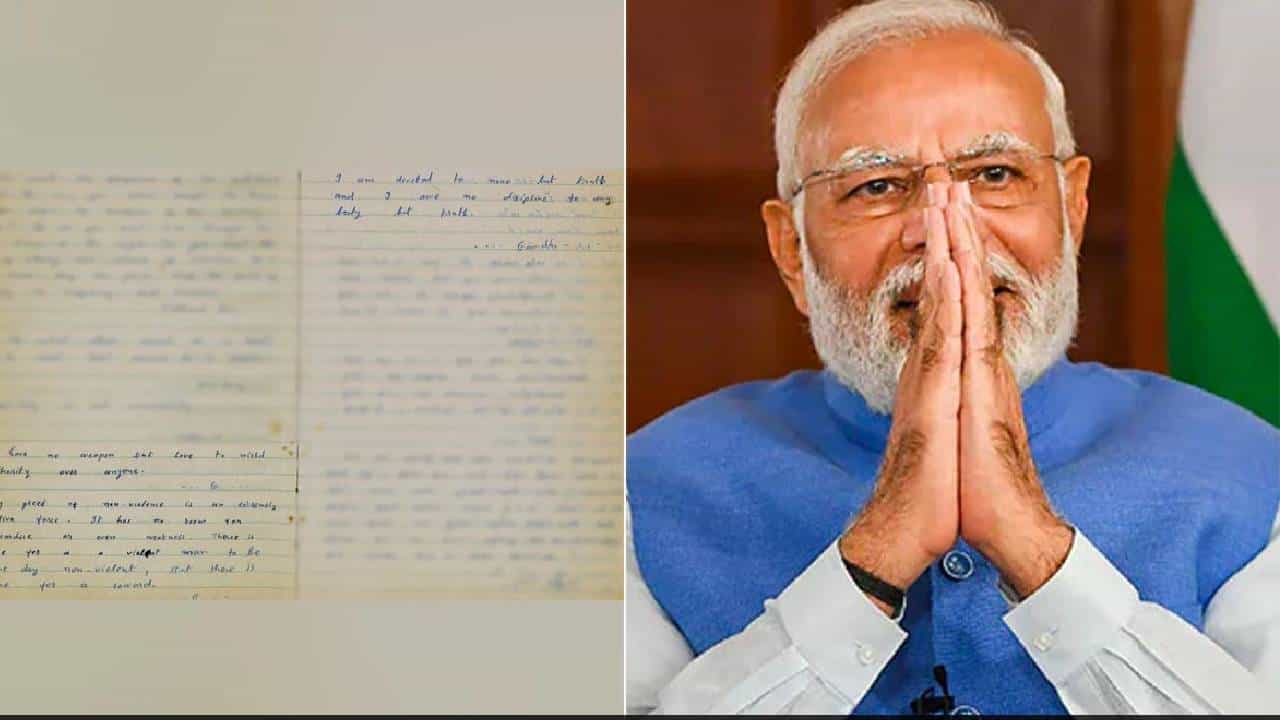 ಮಹಾತ್ಮ ಗಾಂಧಿ ಪುಣ್ಯತಿಥಿ: ವೈಯಕ್ತಿಕ ಡೈರಿಯಲ್ಲಿ ಗಾಂಧಿ ಬಗ್ಗೆ ಪ್ರಧಾನಿ ಮೋದಿ ಬರೆದಿರುವುದೇನು?