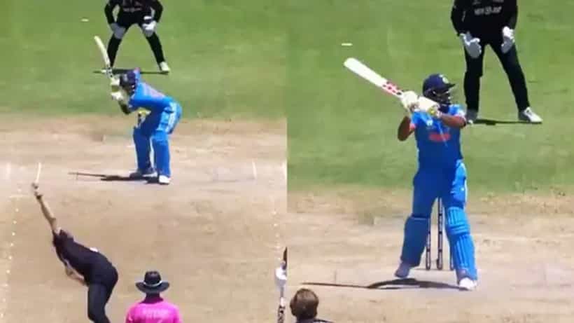 VIDEO: ನ್ಯೂ ಹೆಲಿಕಾಪ್ಟರ್ ಶಾಟ್: ಮುಶೀರ್ ಖಾನ್ರ ಭರ್ಜರಿ ಸಿಕ್ಸ್ ವಿಡಿಯೋ ವೈರಲ್