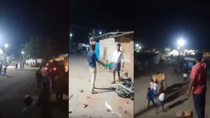 ಮೈಸೂರು: ಅಂಬೇಡ್ಕರ್ ನಾಮಫಲಕ ವಿಚಾರ; 2 ಕೋಮುಗಳ ನಡುವೆ ಗಲಾಟೆ, ಮನೆ ಮುಂದೆ ನಿಲ್ಲಿಸಿದ್ದ ವಾಹನಗಳು ಜಖಂ ಮೈಸೂರು: ಅಂಬೇಡ್ಕರ್ ನಾಮಫಲಕ ವಿಚಾರ; 2 ಕೋಮುಗಳ ನಡುವೆ ಗಲಾಟೆ, ಮನೆ ಮುಂದೆ ನಿಲ್ಲಿಸಿದ್ದ ವಾಹನಗಳು ಜಖಂ