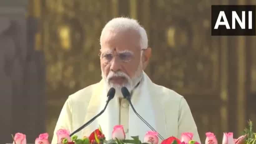 ರಾಮಲಲ್ಲಾ ಇನ್ಮುಂದೆ ಟೆಂಟ್ನಲ್ಲಿ ಅಲ್ಲ, ದಿವ್ಯ ಮಂದಿರದಲ್ಲಿ ಇರುತ್ತಾನೆ: ನರೇಂದ್ರ ಮೋದಿ