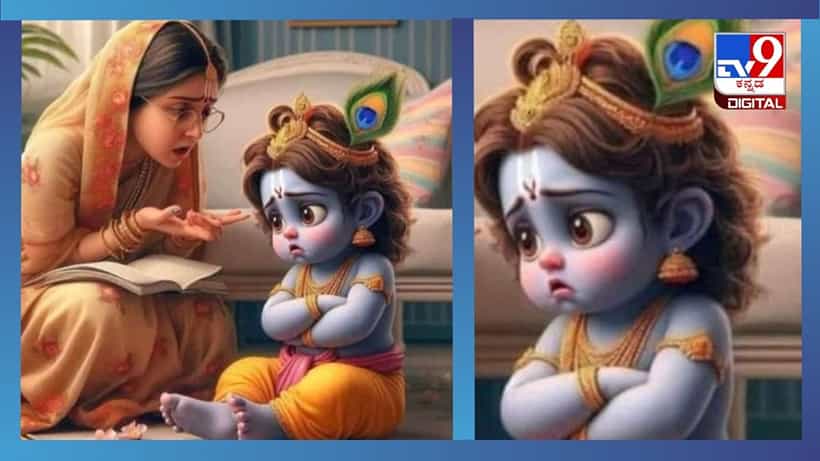 ಕೋಪ ಮಾಡಿಕೊಳ್ಳಬೇಡ ಕೃಷ್ಣ: ಮುಂದಿನ ವರ್ಷ ಮೋದಿ ಮಥುರಾದಲ್ಲಿ ನಿನ್ನ ಮಂದಿರ ಕಟ್ತಾರೆ; ಹೀಗೊಂದು ಫೋಟೋ ವೈರಲ್