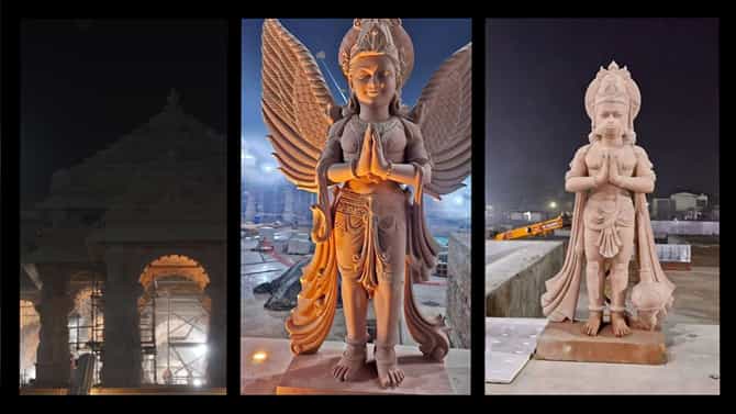 ರಾತ್ರಿ ಸಮಯದಲ್ಲಿ ಅಯೋಧ್ಯೆ ರಾಮಮಂದಿರ ಹೇಗೆ ಕಾಣುತ್ತೆ ನೋಡಿ?