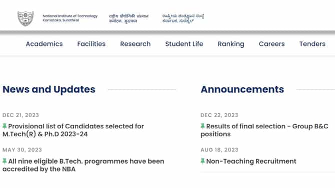 NIT Karnataka Recruitment 2024: 01 JRF ಪೋಸ್ಟ್‌ಗೆ ಅರ್ಜಿ ಸಲ್ಲಿಸಿ