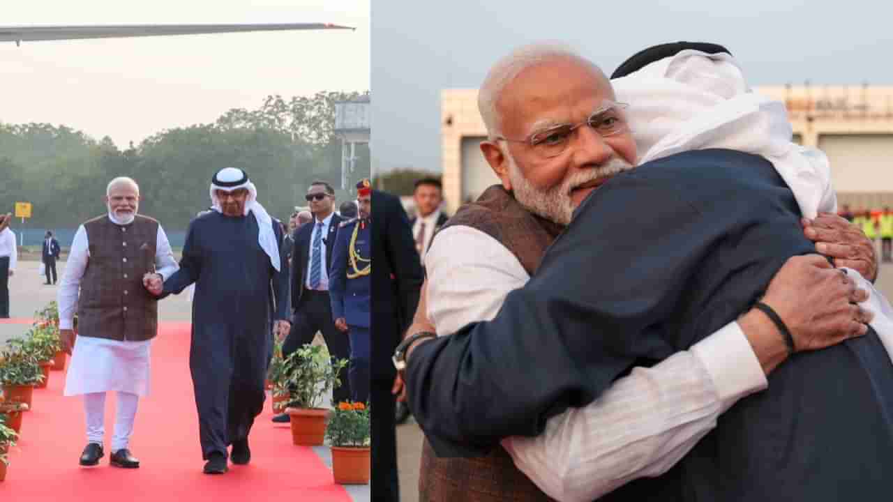 ಅಹಮದಾಬಾದ್ನಲ್ಲಿ ಪ್ರಧಾನಿ ಮೋದಿ ಜತೆ ಯುಎಇ ಅಧ್ಯಕ್ಷ ಮೊಹಮ್ಮದ್ ಬಿನ್ ಜಾಯೆದ್ ಅಲ್ ನಹ್ಯಾನ್ ರೋಡ್ಶೋ