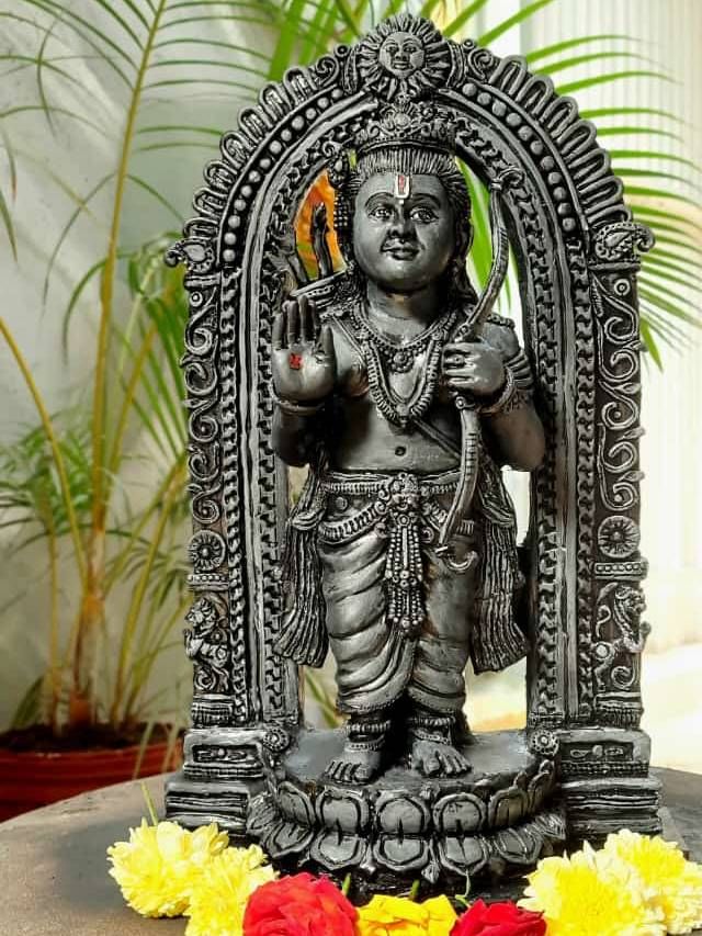 ಬಾಲರಾಮನ ಮಣ್ಣಿನ ಮೂರ್ತಿ ತಯಾರಿಸಿದ ಬಿಎ ವಿದ್ಯಾರ್ಥಿ