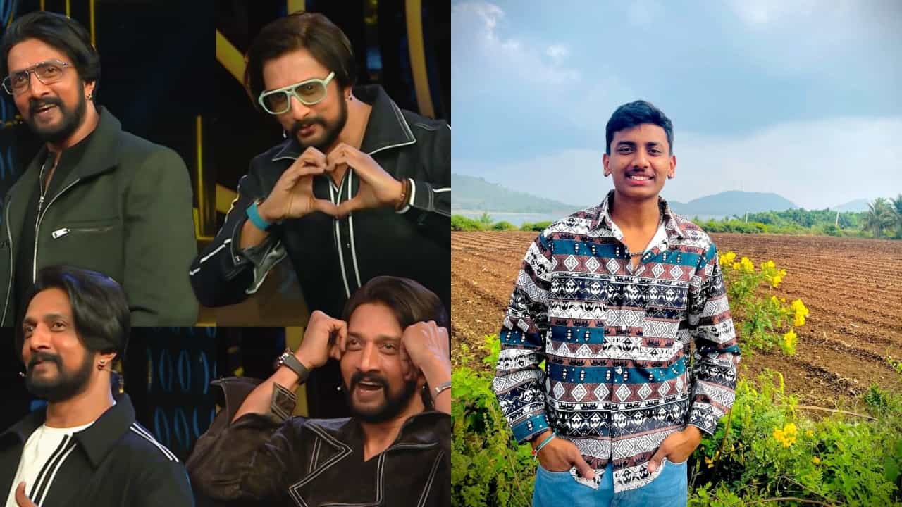 ‘ಗೆಳೆಯ ಬುಲೆಟ್ ಪ್ರಕಾಶ್ ಮನಸ್ಸಿನಲ್ಲಿದ್ದಾರೆ, ಅಂದ್ರೆ ನಿಮ್ಮನ್ನು ಪ್ರೀತ್ಸಲ್ವ?’; ರಕ್ಷಕ್ಗೆ ಸುದೀಪ್ ಪ್ರಶ್ನೆ ‘ಗೆಳೆಯ ಬುಲೆಟ್ ಪ್ರಕಾಶ್ ಮನಸ್ಸಿನಲ್ಲಿದ್ದಾರೆ, ಅಂದ್ರೆ ನಿಮ್ಮನ್ನು ಪ್ರೀತ್ಸಲ್ವ?’; ರಕ್ಷಕ್ಗೆ ಸುದೀಪ್ ಪ್ರಶ್ನೆ