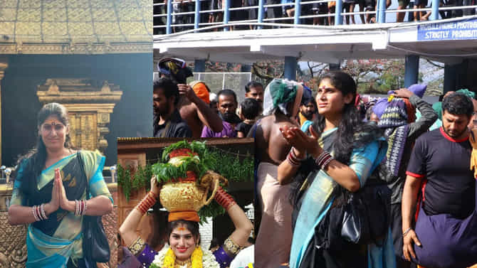 ಇತಿಹಾಸದಲ್ಲಿ ಮೊದಲ ಬಾರಿಗೆ ಅಯ್ಯಪ್ಪ ಸ್ವಾಮಿ ದರ್ಶನ ಪಡೆದ ಮಂಗಳಮುಖಿ