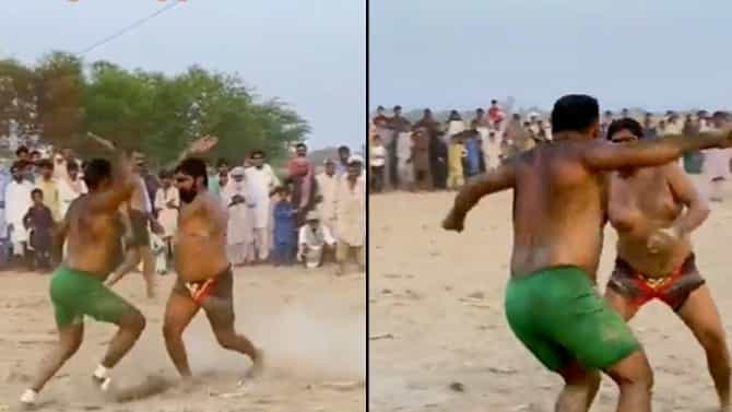 ಪಾಕಿಸ್ತಾನದಲ್ಲಿ ಸ್ಲ್ಯಾಪ್ ಕಬಡ್ಡಿ: ರೈಡಿಂಗ್ ಇಲ್ಲ, ಆದರೆ....