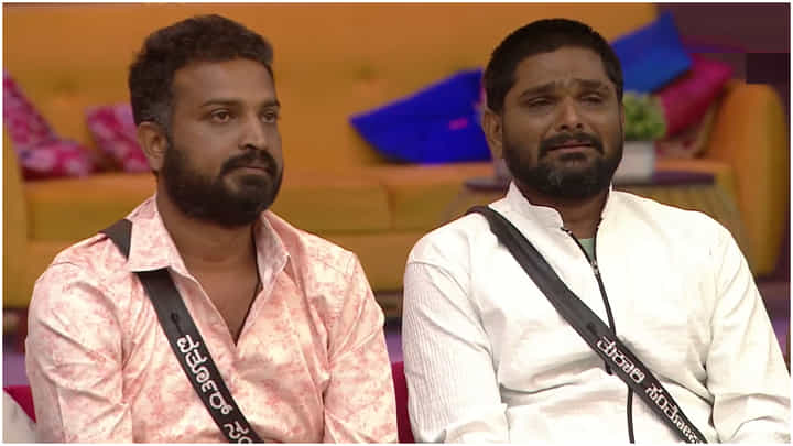 ಎಲಿಮಿನೇಷನ್ಗೂ ಮುನ್ನ ಕಣ್ಣೀರು ಹಾಕಿದ ವರ್ತೂರು ಸಂತೋಷ್, ತುಕಾಲಿ ಸಂತೋಷ್ ಎಲಿಮಿನೇಷನ್ಗೂ ಮುನ್ನ ಕಣ್ಣೀರು ಹಾಕಿದ ವರ್ತೂರು ಸಂತೋಷ್, ತುಕಾಲಿ ಸಂತೋಷ್