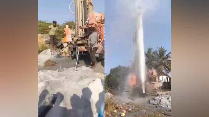 ದಾವಣಗೆರೆ: ಕುಡಿಯುವ ನೀರಿಗಾಗಿ ಪರದಾಡುತ್ತಿರುವ ಗ್ರಾಮದಲ್ಲಿ ಉಕ್ಕಿದ ಗಂಗೆ, ವಿಡಿಯೋ ವೈರಲ್ ದಾವಣಗೆರೆ: ಕುಡಿಯುವ ನೀರಿಗಾಗಿ ಪರದಾಡುತ್ತಿರುವ ಗ್ರಾಮದಲ್ಲಿ ಉಕ್ಕಿದ ಗಂಗೆ, ವಿಡಿಯೋ ವೈರಲ್