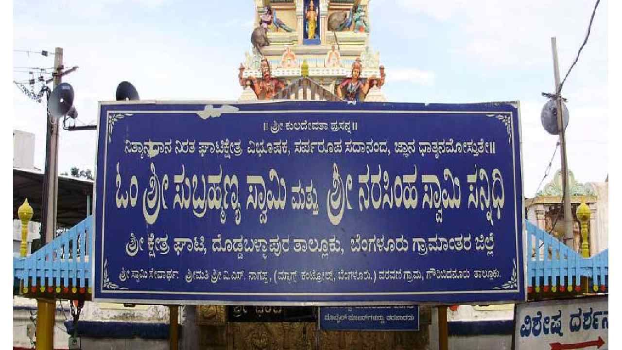 ಘಾಟಿ ಸುಬ್ರಹ್ಮಣ್ಯವು ಪುರಾತನ ಹಿಂದೂ ದೇವಾಲಯವಾಗಿದ್ದು, ದೊಡ್ಡಬಳ್ಳಾಪುರ ತಾಲೂಕಿನ ತೂಬಗೆರೆ ಬಳಿ ಬೆಂಗಳೂರಿನ ಹೊರವಲಯದಲ್ಲಿದೆ. ಈ ದೇವಸ್ಥಾನಕ್ಕೆ ಈ ವರ್ಷ 12.25ಕೋಟಿ ರೂ. ಆದಾಯ ಹರಿದುಬಂದಿದೆ. ಕಳೆದ ವರ್ಷ 7.89ಕೋಟಿ ಆದಾಯ ಸಂಗ್ರಹವಾಗಿತ್ತು.