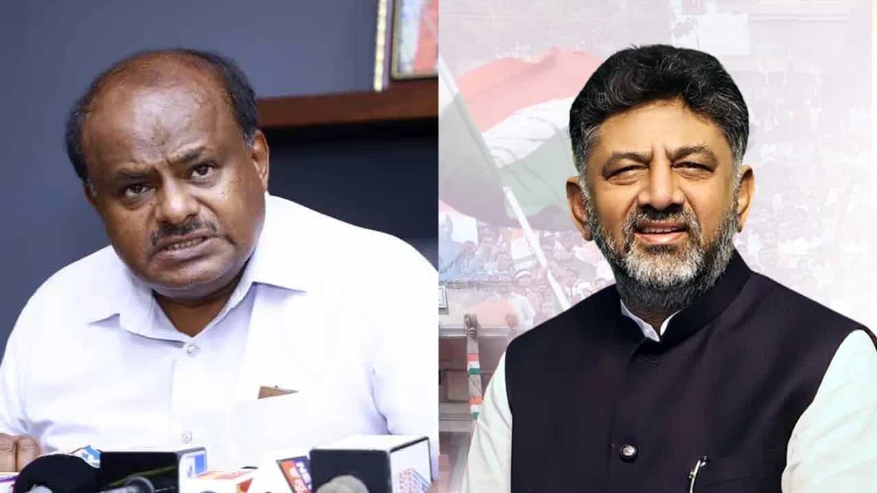 ರಾಮನಗರದಲ್ಲಿ ಗಲಾಟೆ ಮಾಡಿಸುತ್ತಿರುವುದೇ ಹೆಚ್ಡಿ ಕುಮಾರಸ್ವಾಮಿ: ಡಿಕೆ ಶಿವಕುಮಾರ್ ವಾಗ್ದಾಳಿ ರಾಮನಗರದಲ್ಲಿ ಗಲಾಟೆ ಮಾಡಿಸುತ್ತಿರುವುದೇ ಹೆಚ್ಡಿ ಕುಮಾರಸ್ವಾಮಿ: ಡಿಕೆ ಶಿವಕುಮಾರ್ ವಾಗ್ದಾಳಿ