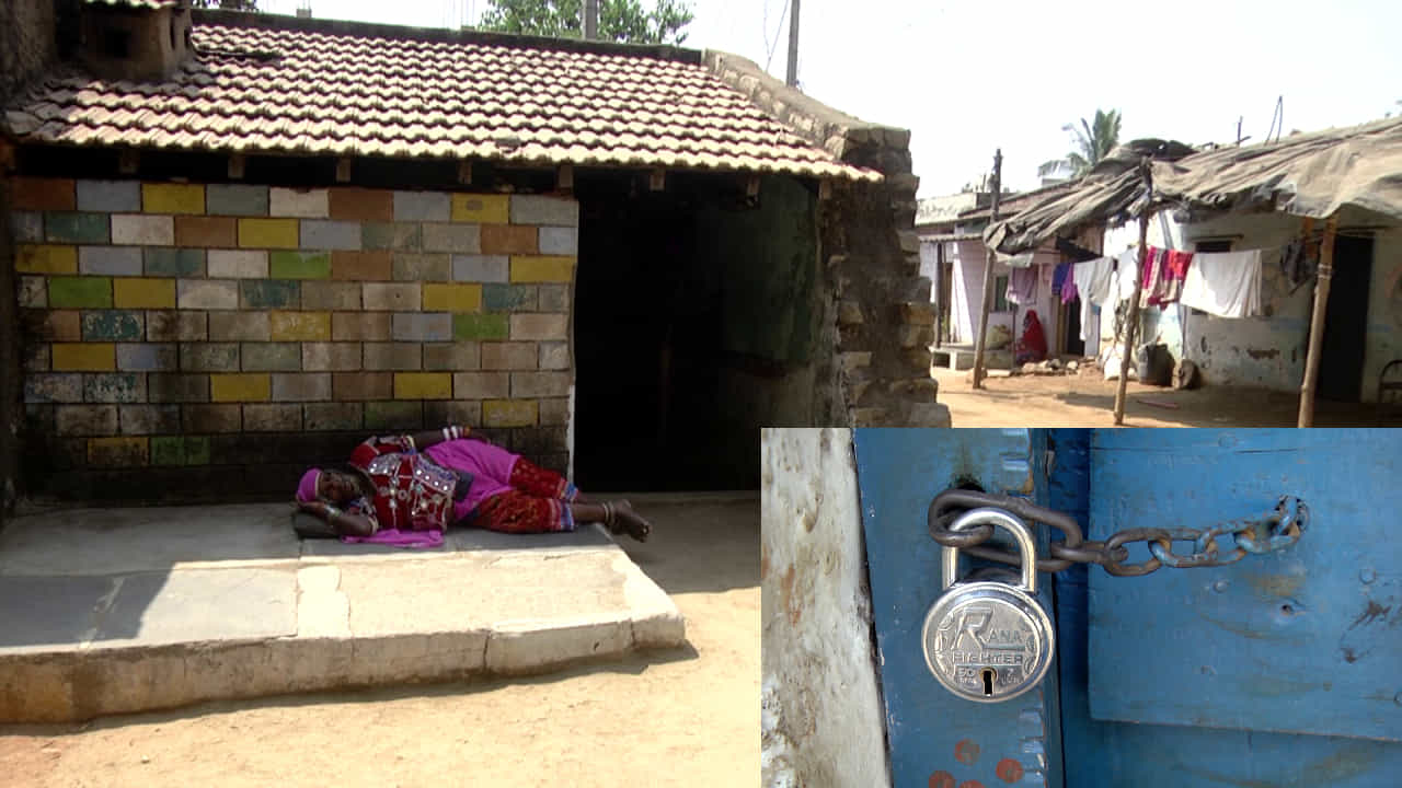 ತಾಂಡಾಗಳಲ್ಲಿ ತಾಂಡವವಾಡುತ್ತಿದೆ ರಣಭೀಕರ ಬರ, ಹೊಟ್ಟೆಪಾಡಿಗಾಗಿ ದೊಡ್ಡ ನಗರಗಳಿಗೆ ಗುಳೆ ಹೋದ ಜನ ತಾಂಡಾಗಳಲ್ಲಿ ತಾಂಡವವಾಡುತ್ತಿದೆ ರಣಭೀಕರ ಬರ, ಹೊಟ್ಟೆಪಾಡಿಗಾಗಿ ದೊಡ್ಡ ನಗರಗಳಿಗೆ ಗುಳೆ ಹೋದ ಜನ
