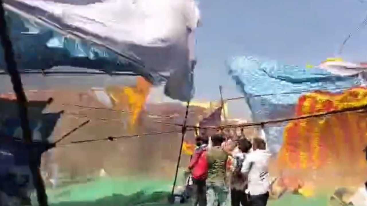 ಸಂಸದ ಡಿಕೆ ಸುರೇಶ್ ಆಯೋಜಿಸಿದ್ದ ಉದ್ಯೋಗ ಮೇಳದಲ್ಲಿ ಭಯಾನಕ ಸುಂಟರಗಾಳಿ: ಚೆಲ್ಲಾಪಿಲ್ಲಿಯಾದ ಟೆಂಟ್