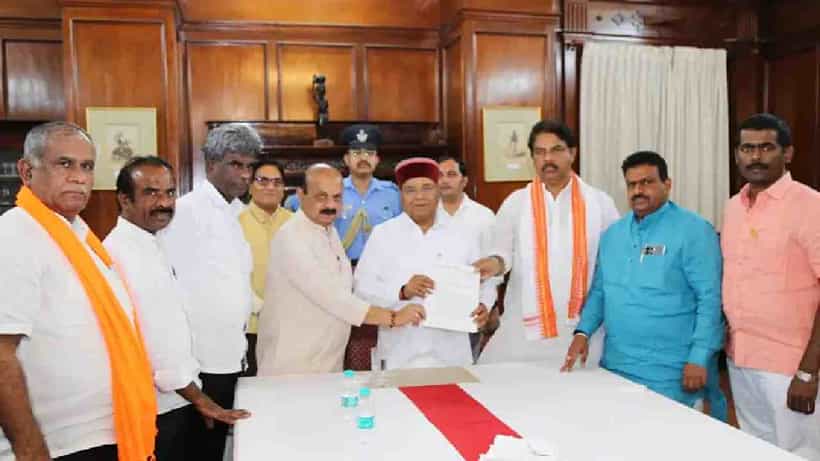 ರಾಜ್ಯ ಕಾಂಗ್ರೆಸ್ ಸರ್ಕಾರವನ್ನು ವಜಾಗೊಳಿಸುವಂತೆ ರಾಜ್ಯಪಾಲರಿಗೆ ಬಿಜೆಪಿ ಮನವಿ