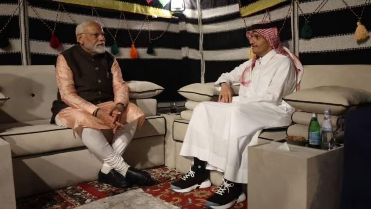 PM Modi In Qatar: ಅಬುಧಾಬಿಯಿಂದ ಕತಾರ್ ತಲುಪಿದ ಪ್ರಧಾನಿ ಮೋದಿ, ಅಮೀರ್ ಶೇಖ್ ಜತೆ ಮಾತುಕತೆ