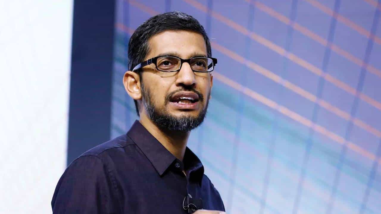Sundar Pichai: ಜೀವನದಲ್ಲಿ ಸಾಧನೆ ಮಾಡಬೇಕೆ? ಬುದ್ಧಿಯಲ್ಲ, ಮನಸಿನ ಮಾತಿಗೆ ಕಿವಿಗೊಡಿ: ಗೂಗಲ್ ಸಿಇಒ ಸುಂದರ್ ಪಿಚೈ Sundar Pichai: ಜೀವನದಲ್ಲಿ ಸಾಧನೆ ಮಾಡಬೇಕೆ? ಬುದ್ಧಿಯಲ್ಲ, ಮನಸಿನ ಮಾತಿಗೆ ಕಿವಿಗೊಡಿ: ಗೂಗಲ್ ಸಿಇಒ ಸುಂದರ್ ಪಿಚೈ