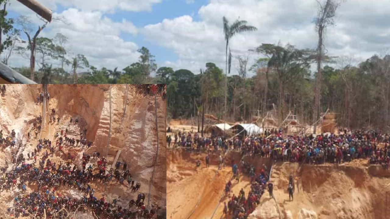 Gold mine collapse video: ಭಯಾನಕ ದೃಶ್ಯಗಳು... ಚಿನ್ನದ ಆಸೆಗಾಗಿ ಗಣಿ ತೋಡುವಾಗ ಗುಡ್ಡ ಕುಸಿದು 30 ಮಂದಿ ಸಾವು! Gold mine collapse video: ಭಯಾನಕ ದೃಶ್ಯಗಳು... ಚಿನ್ನದ ಆಸೆಗಾಗಿ ಗಣಿ ತೋಡುವಾಗ ಗುಡ್ಡ ಕುಸಿದು 30 ಮಂದಿ ಸಾವು!