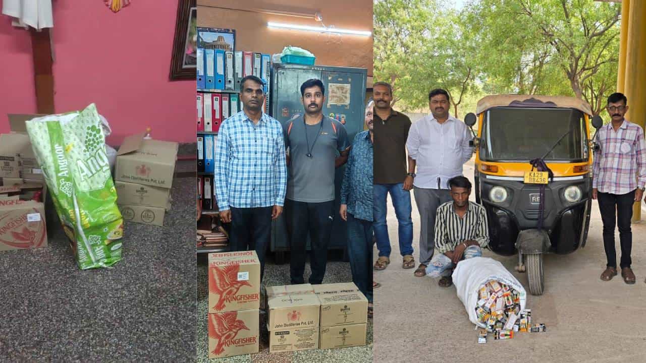 ಚುನಾವಣಾಧಿಕಾರಿಗಳ ಭರ್ಜರಿ ಭೇಟೆ; ಅಪಾರ ಪ್ರಮಾಣದ ಮದ್ಯ, ಡ್ರಗ್ಸ್, ನಗದು ಜಪ್ತಿ ಚುನಾವಣಾಧಿಕಾರಿಗಳ ಭರ್ಜರಿ ಭೇಟೆ; ಅಪಾರ ಪ್ರಮಾಣದ ಮದ್ಯ, ಡ್ರಗ್ಸ್, ನಗದು ಜಪ್ತಿ
