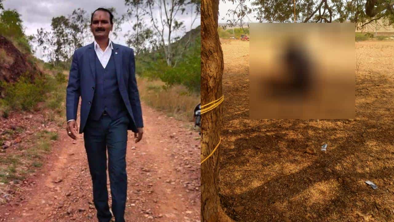 ಗದಗ: ಕಾಂಗ್ರೆಸ್ ಕಾರ್ಯಕರ್ತನನ್ನು ಅಟ್ಟಾಡಿಸಿ ಕೊಲೆಗೈದು ಮರಕ್ಕೆ ನೇತುಹಾಕಿದ ದುಷ್ಕರ್ಮಿಗಳು