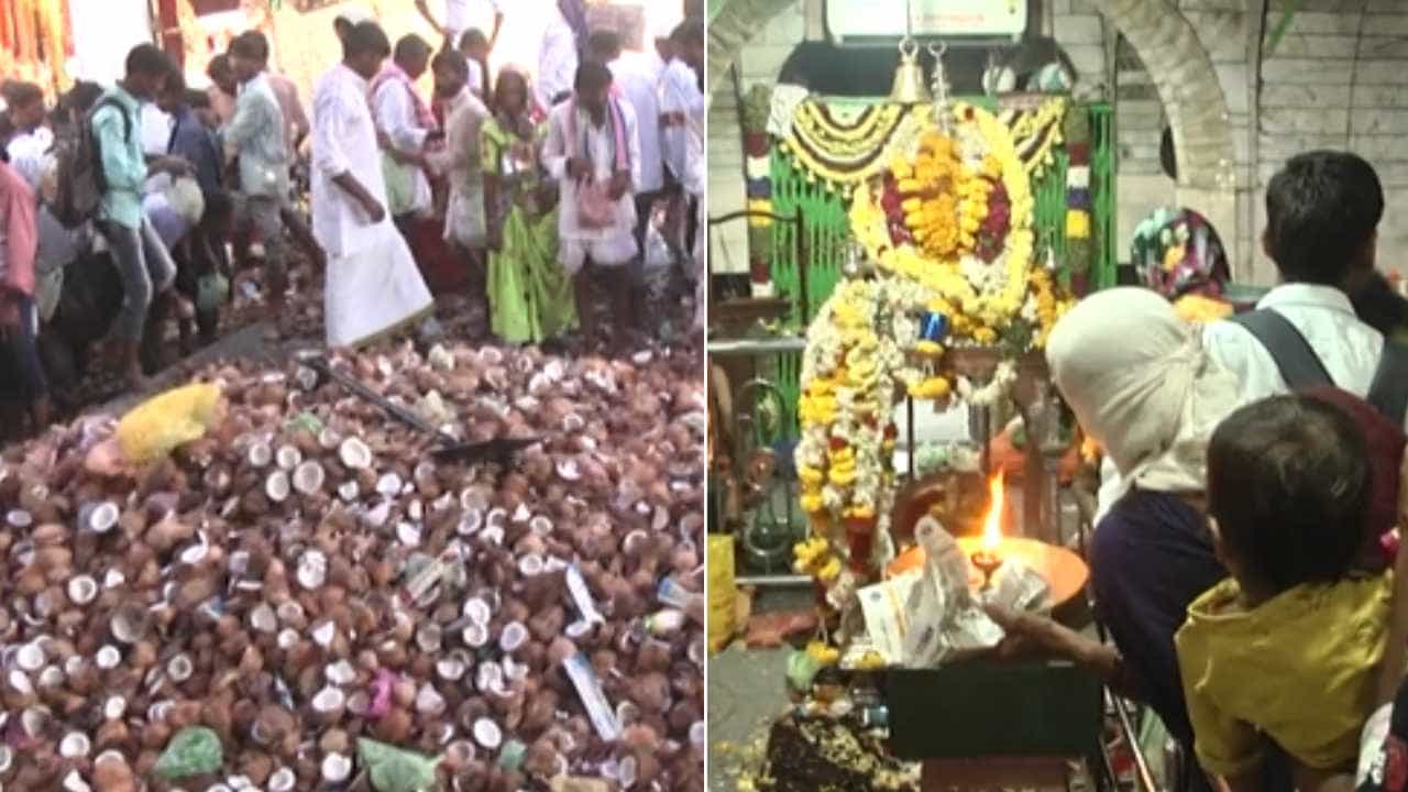 ಹಿಂದು-ಮುಸ್ಲಿಂ ಭಾವೈಕ್ಯತೆಗೆ ಹೆಸರಾದ ತಿಂಥಣಿ ಮೌನೇಶ್ವರ ಜಾತ್ರೆ: ದೂಳಗಾಯಿ ಅರ್ಪಿಸಿ ಹರಕೆ ತೀರಿಸಿದ ಭಕ್ತರು ಹಿಂದು-ಮುಸ್ಲಿಂ ಭಾವೈಕ್ಯತೆಗೆ ಹೆಸರಾದ ತಿಂಥಣಿ ಮೌನೇಶ್ವರ ಜಾತ್ರೆ: ದೂಳಗಾಯಿ ಅರ್ಪಿಸಿ ಹರಕೆ ತೀರಿಸಿದ ಭಕ್ತರು