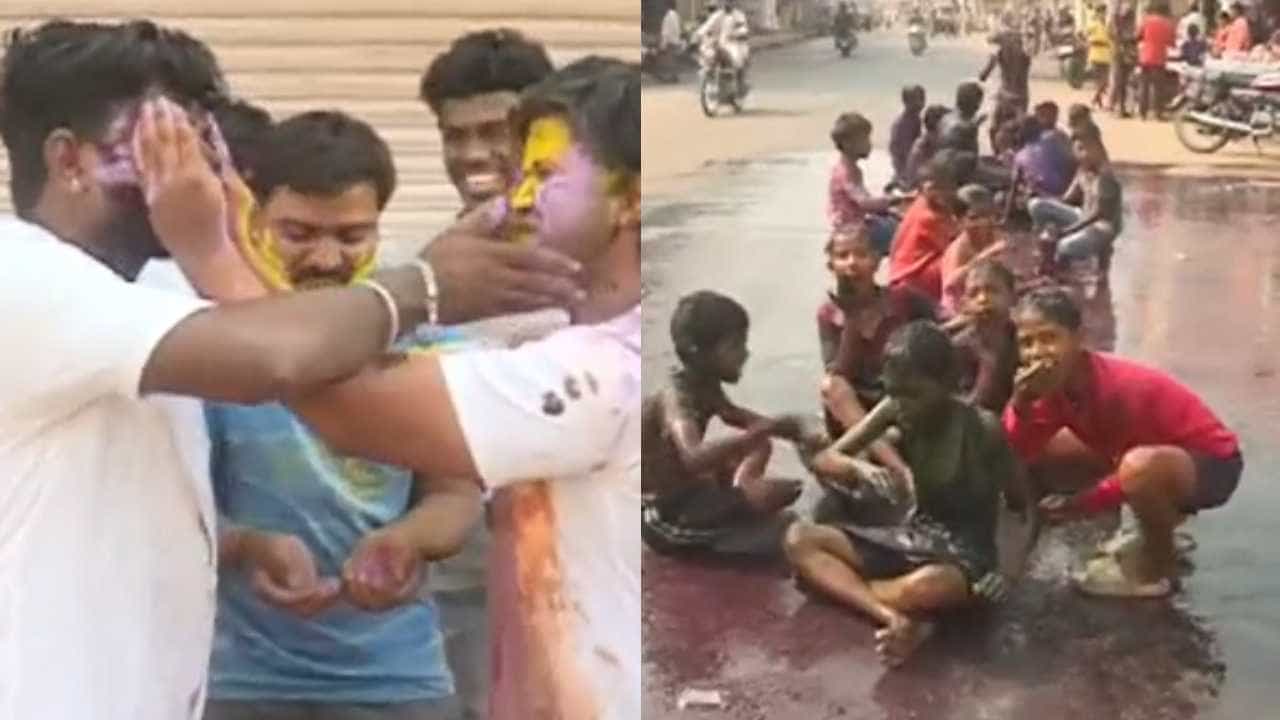 ಕೊಪ್ಪಳ: ಬಣ್ಣದಾಟಕ್ಕೆ ಬರೆ ಎಳೆದ ಬರ: ಹೋಳಿ ಆಚರಣೆಗೆ ಟ್ಯಾಂಕರ್ ನೀರು ಬಳಕೆ ಕೊಪ್ಪಳ: ಬಣ್ಣದಾಟಕ್ಕೆ ಬರೆ ಎಳೆದ ಬರ: ಹೋಳಿ ಆಚರಣೆಗೆ ಟ್ಯಾಂಕರ್ ನೀರು ಬಳಕೆ