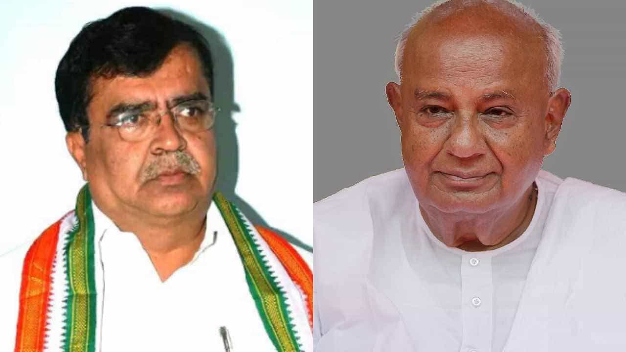 ಹಾಸನದಲ್ಲಿ ಕಾಂಗ್ರೆಸ್ ಗೆಲ್ಲಿಸದಿದ್ದರೆ ನಾನು ಯಾರಿಗೂ ಮುಖ ತೋರಿಸಲ್ಲ; ದೇವೇಗೌಡ ಕುಟುಂಬಕ್ಕೆ ರಾಜಣ್ಣ ಓಪನ್ ಚಾಲೆಂಜ್ ಹಾಸನದಲ್ಲಿ ಕಾಂಗ್ರೆಸ್ ಗೆಲ್ಲಿಸದಿದ್ದರೆ ನಾನು ಯಾರಿಗೂ ಮುಖ ತೋರಿಸಲ್ಲ; ದೇವೇಗೌಡ ಕುಟುಂಬಕ್ಕೆ ರಾಜಣ್ಣ ಓಪನ್ ಚಾಲೆಂಜ್