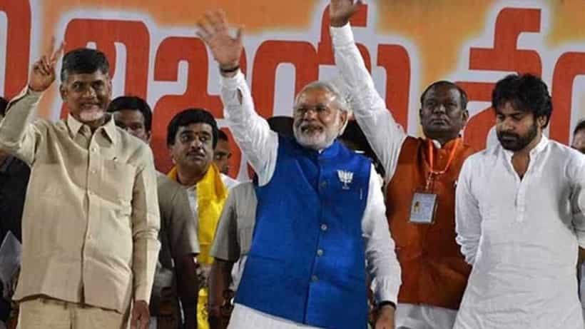 ಎನ್ಡಿಎ ಮೈತ್ರಿಕೂಟ ಅಧಿಕಾರಕ್ಕೆ ಬಂದರೆ ಆಂಧ್ರ ಅಭಿವೃದ್ಧಿ ಎಂದ ಪ್ರಧಾನಿ ಮೋದಿ