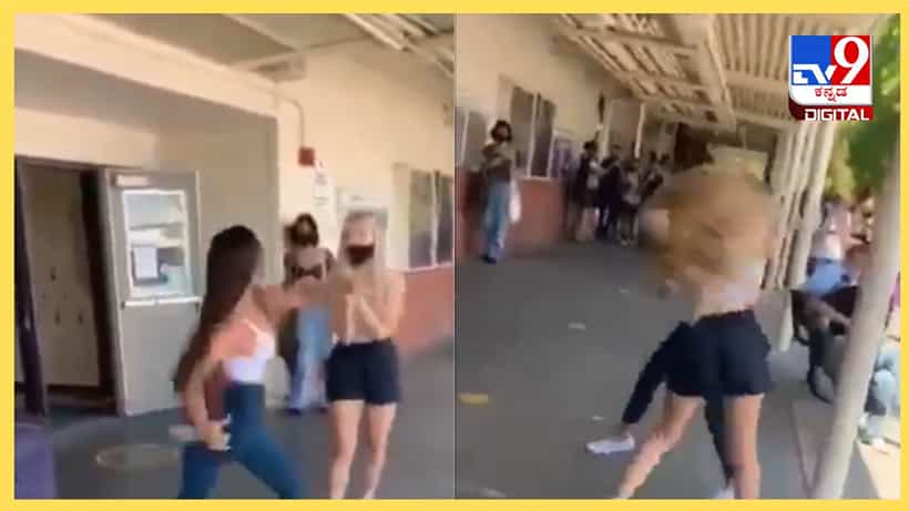 Viral Video: ನನ್ ಬಾಯ್ ಫ್ರೆಂಡ್ಗೆ ನಿನ್ಯಾಕೆ ಮೆಸೇಜ್ ಮಾಡ್ತೀಯಾ, ಒಬ್ಬನಿಗಾಗಿ ಇಬ್ಬರು ಯುವತಿಯರ ಜಗಳ