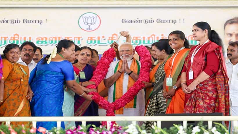 ಡಿಎಂಕೆ ಪಕ್ಷ ತಮಿಳುನಾಡಿನ ಭವಿಷ್ಯ ಮತ್ತು ಸಂಸ್ಕೃತಿಯ ಶತ್ರು: ಮೋದಿ