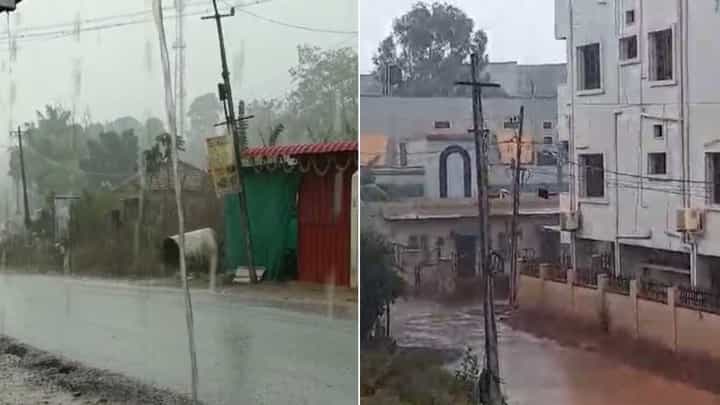 ಬಿಸಿಲ ಝಳಕ್ಕೆ ಕಂಗೆಟ್ಟಿದ್ದ ಜನರಿಗೆ ತಂಪೆರೆದ ವರುಣ: ಚಿಕ್ಕಮಗಳೂರು, ಬೀದರ್ನಲ್ಲಿ ಜೋರು ಮಳೆ ಬಿಸಿಲ ಝಳಕ್ಕೆ ಕಂಗೆಟ್ಟಿದ್ದ ಜನರಿಗೆ ತಂಪೆರೆದ ವರುಣ: ಚಿಕ್ಕಮಗಳೂರು, ಬೀದರ್ನಲ್ಲಿ ಜೋರು ಮಳೆ