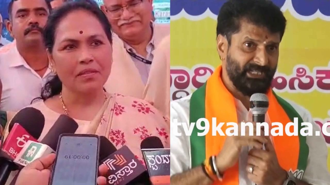 ಚುನಾವಣೆಯಲ್ಲಿ ನನ್ನ ಸ್ಪರ್ಧೆ ನಿಶ್ಚಿತ ಎಂದ ಶೋಭಾ; ಎರಡೂ ಬಾರಿ ಗೆಲ್ಲಿಸಿದ್ದು ಮೋದಿ ಮುಖ ನೋಡಿ ಎಂದ ಸಿಟಿ ರವಿ ಚುನಾವಣೆಯಲ್ಲಿ ನನ್ನ ಸ್ಪರ್ಧೆ ನಿಶ್ಚಿತ ಎಂದ ಶೋಭಾ; ಎರಡೂ ಬಾರಿ ಗೆಲ್ಲಿಸಿದ್ದು ಮೋದಿ ಮುಖ ನೋಡಿ ಎಂದ ಸಿಟಿ ರವಿ
