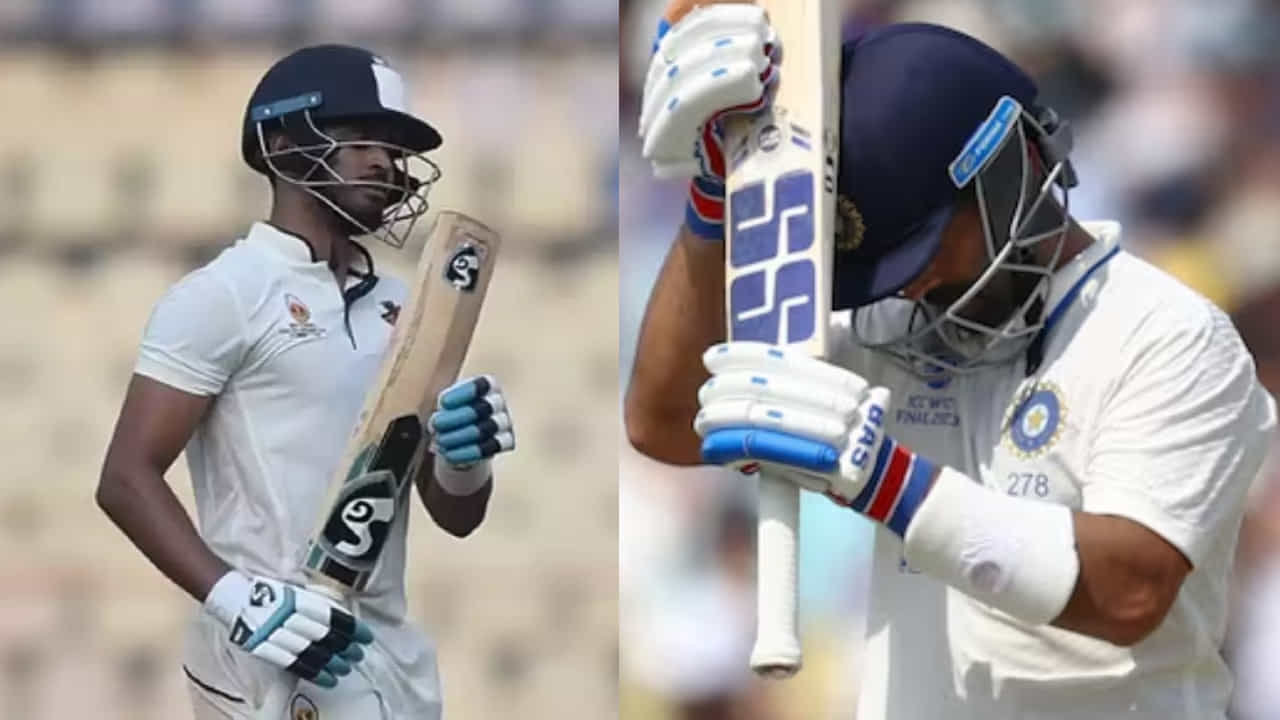 Ranji Trophy 2024 Final: ಮತ್ತೆ ಒಂದಂಕಿಗೆ ಸುಸ್ತಾದ ಶ್ರೇಯಸ್- ರಹಾನೆ Ranji Trophy 2024 Final: ಮತ್ತೆ ಒಂದಂಕಿಗೆ ಸುಸ್ತಾದ ಶ್ರೇಯಸ್- ರಹಾನೆ