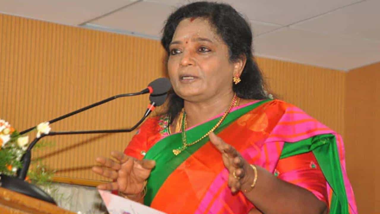 Tamilisai Soundararajan resigns: ಚುನಾವಣೆ ಹೊಸ್ತಿಲಲ್ಲಿ, ತೆಲಂಗಾಣ ರಾಜ್ಯಪಾಲೆ ತಮಿಳ್ ಸಾಯಿ ಸೌಂದರರಾಜನ್ ರಾಜೀನಾಮೆ Tamilisai Soundararajan resigns: ಚುನಾವಣೆ ಹೊಸ್ತಿಲಲ್ಲಿ, ತೆಲಂಗಾಣ ರಾಜ್ಯಪಾಲೆ ತಮಿಳ್ ಸಾಯಿ ಸೌಂದರರಾಜನ್ ರಾಜೀನಾಮೆ